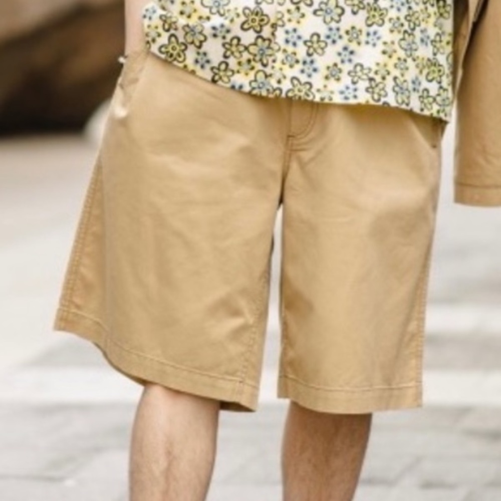 Marni x Uniqlo wide leg elastic drawstring waist boxy shorts small